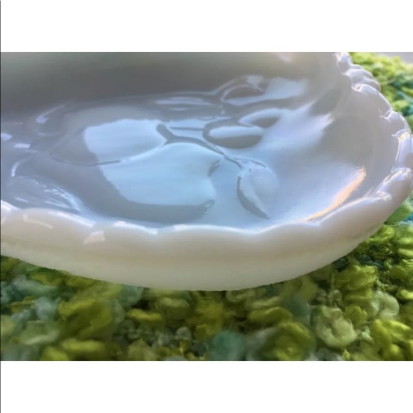 Hazel Atlas Milk Glass Pear FRUIT BOWL